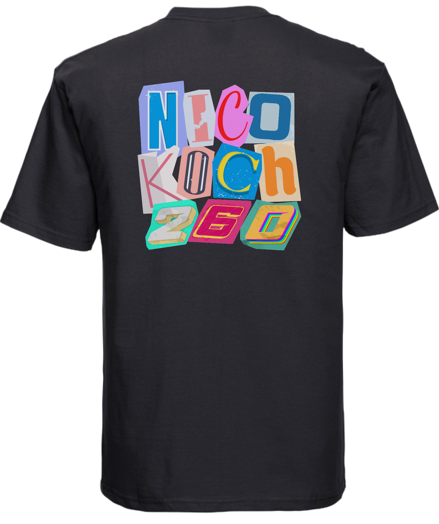 T-Shirt "LetterArt" Black