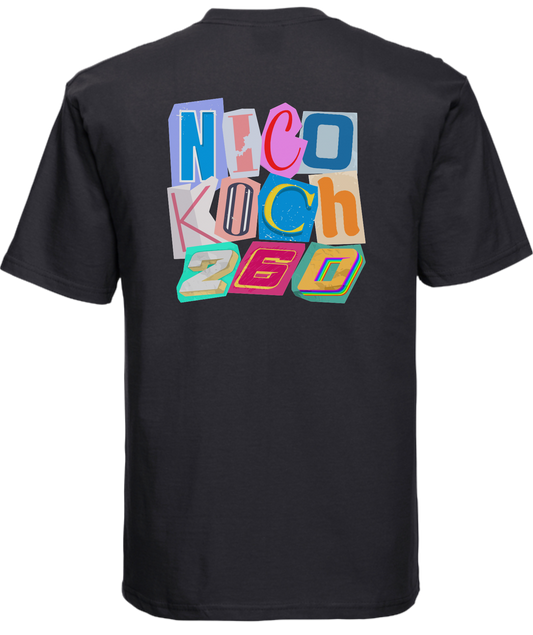 T-Shirt "LetterArt" Black