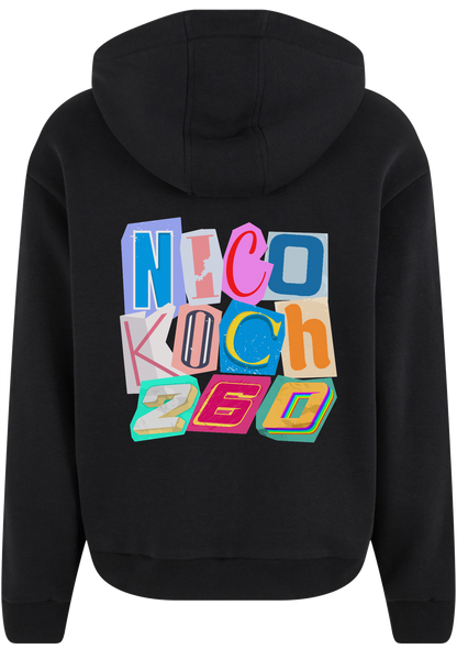 Zipper "LetterArt" Black