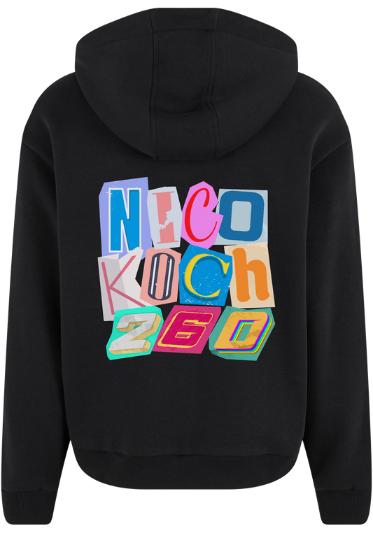 Zipper "LetterArt" Black